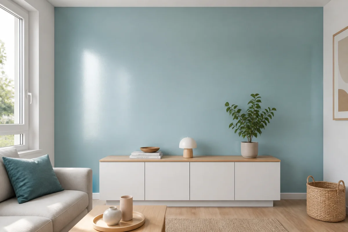 Finitions de peinture murale mate ou satinée